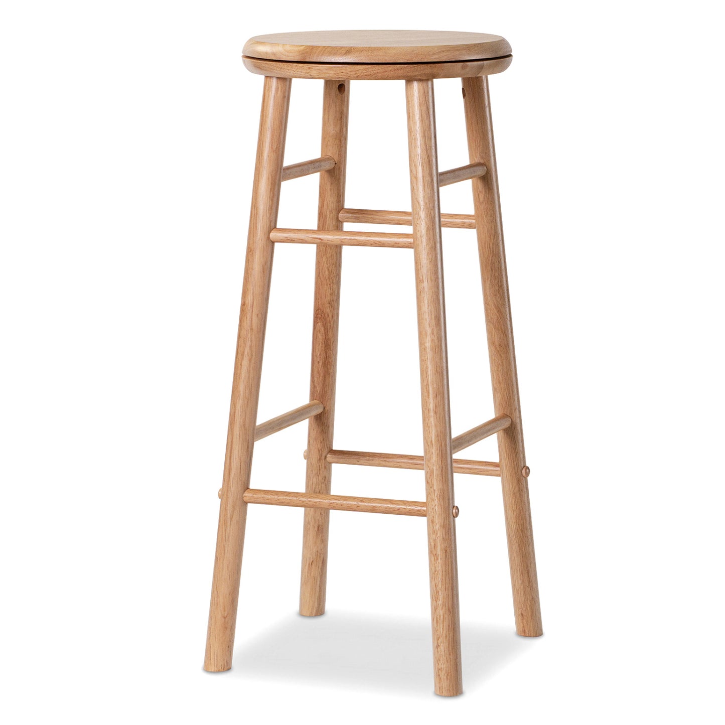 29" Swivel Bar Stools Set of 2, Natural Bar Stools Natural at Gallery Canada