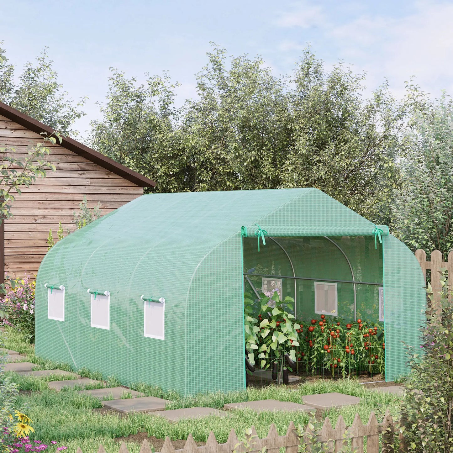 Walk-In Greenhouse, Portable Garden Plant Greenhouse, Premium Steel Frame Walk In Greenhouses at Gallery Canada