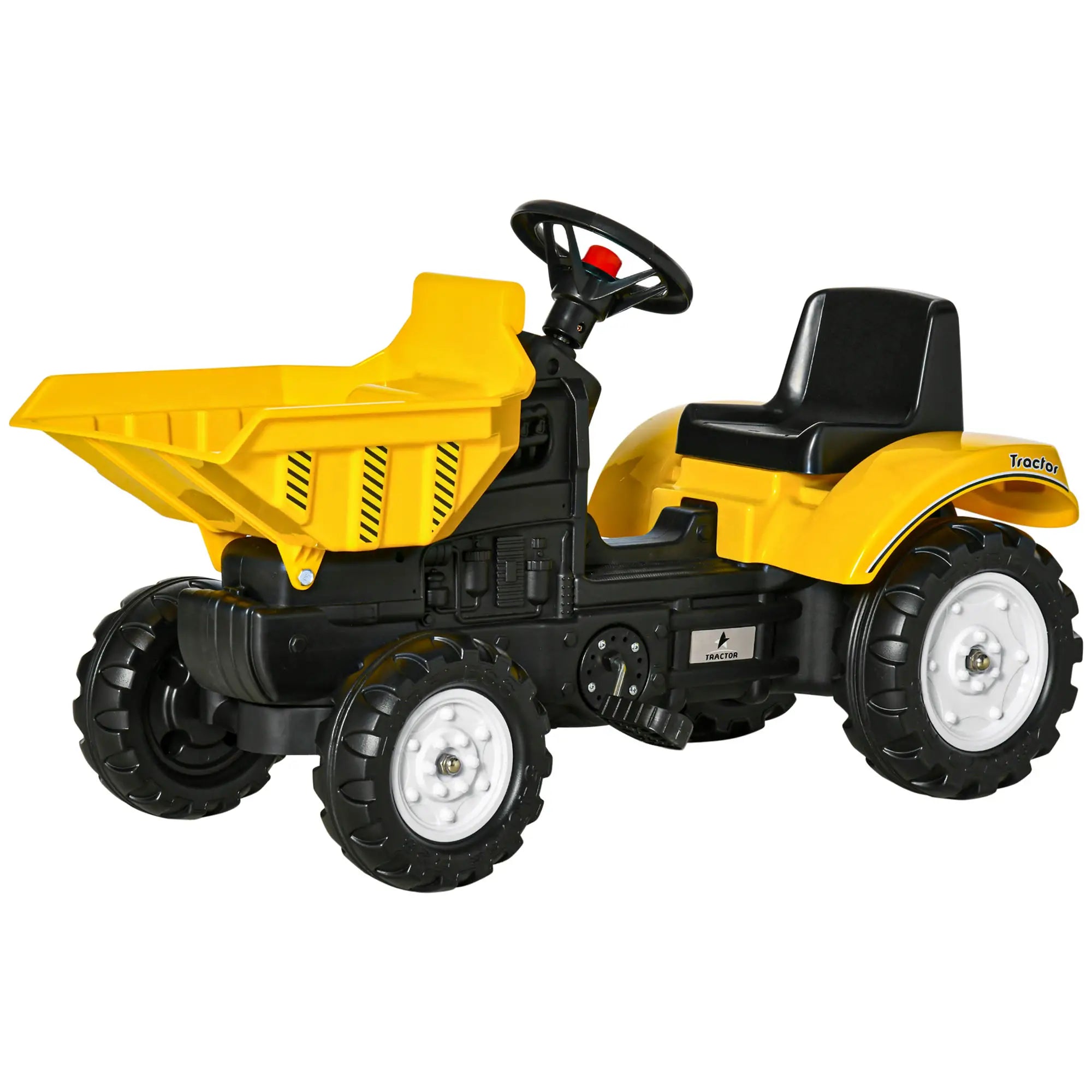 Kids Ride On Tractor, Pedal Construction Car, Manual Bucket, 3 Year Old, Yellow Toy Excavators at Gallery Canada