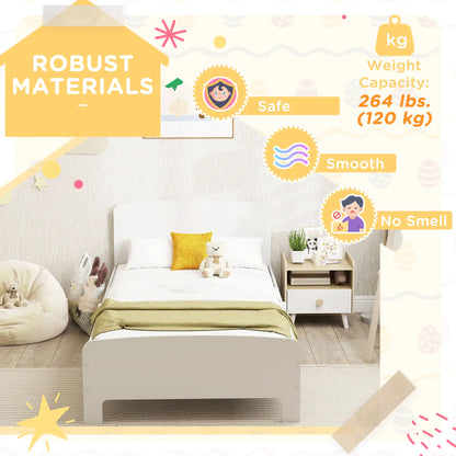 Toddler Bed Frame, 3-12 Years, White Kids Bedroom Furniture at Gallery Canada