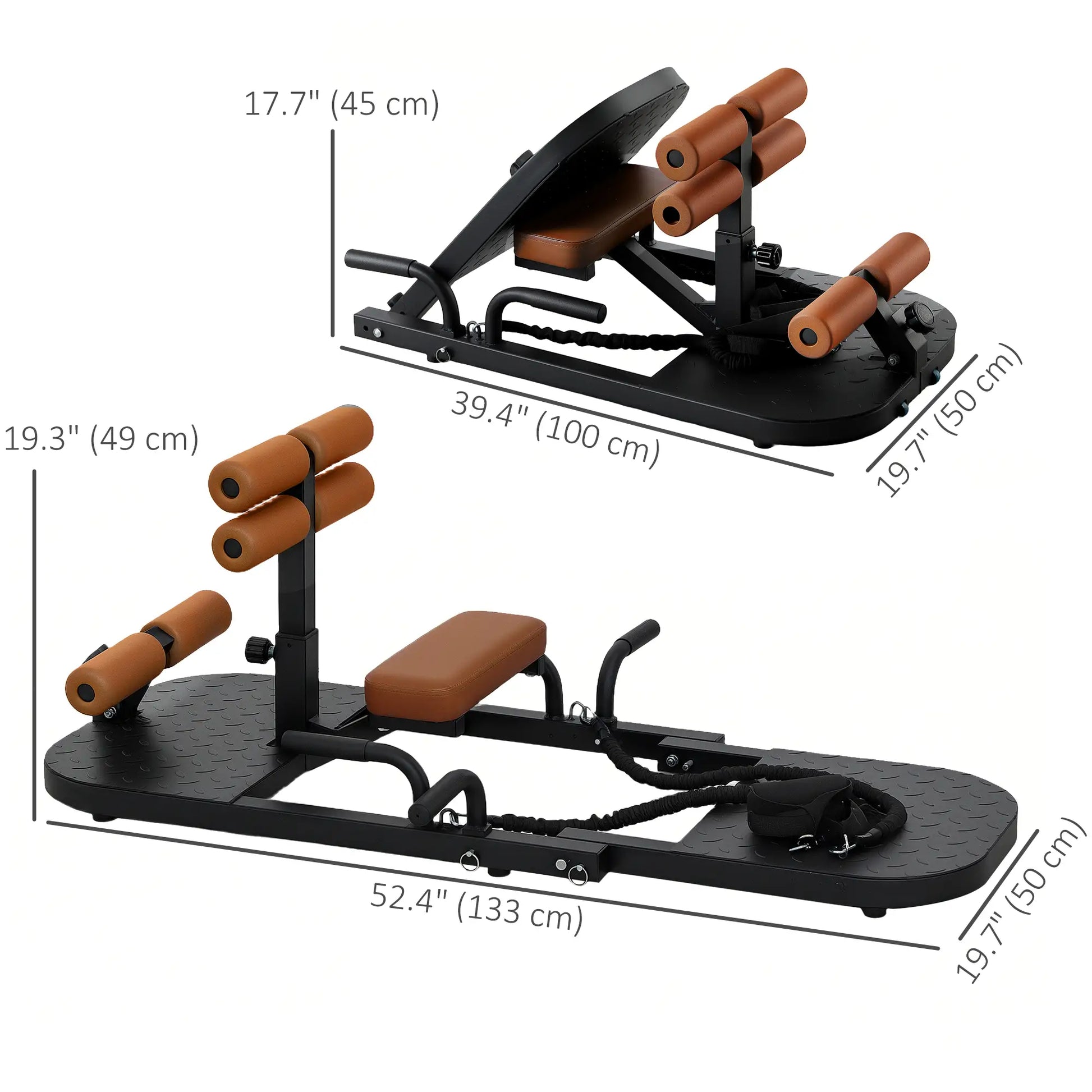Foldable Sissy Squat Machine, Hip Thrust Machine, Glute Workout Equipment Squat Machine at Gallery Canada