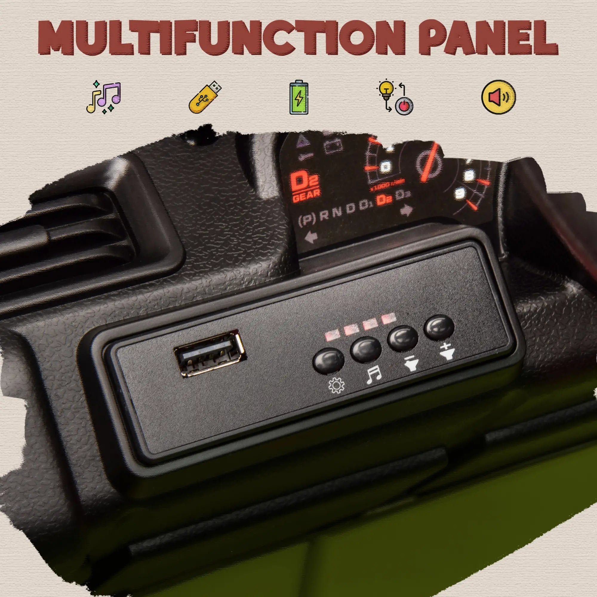 12V 4WD/2WD Kids Electric Car, Remote Control, Spring Suspension, Dark Green Electric Toy Cars at Gallery Canada