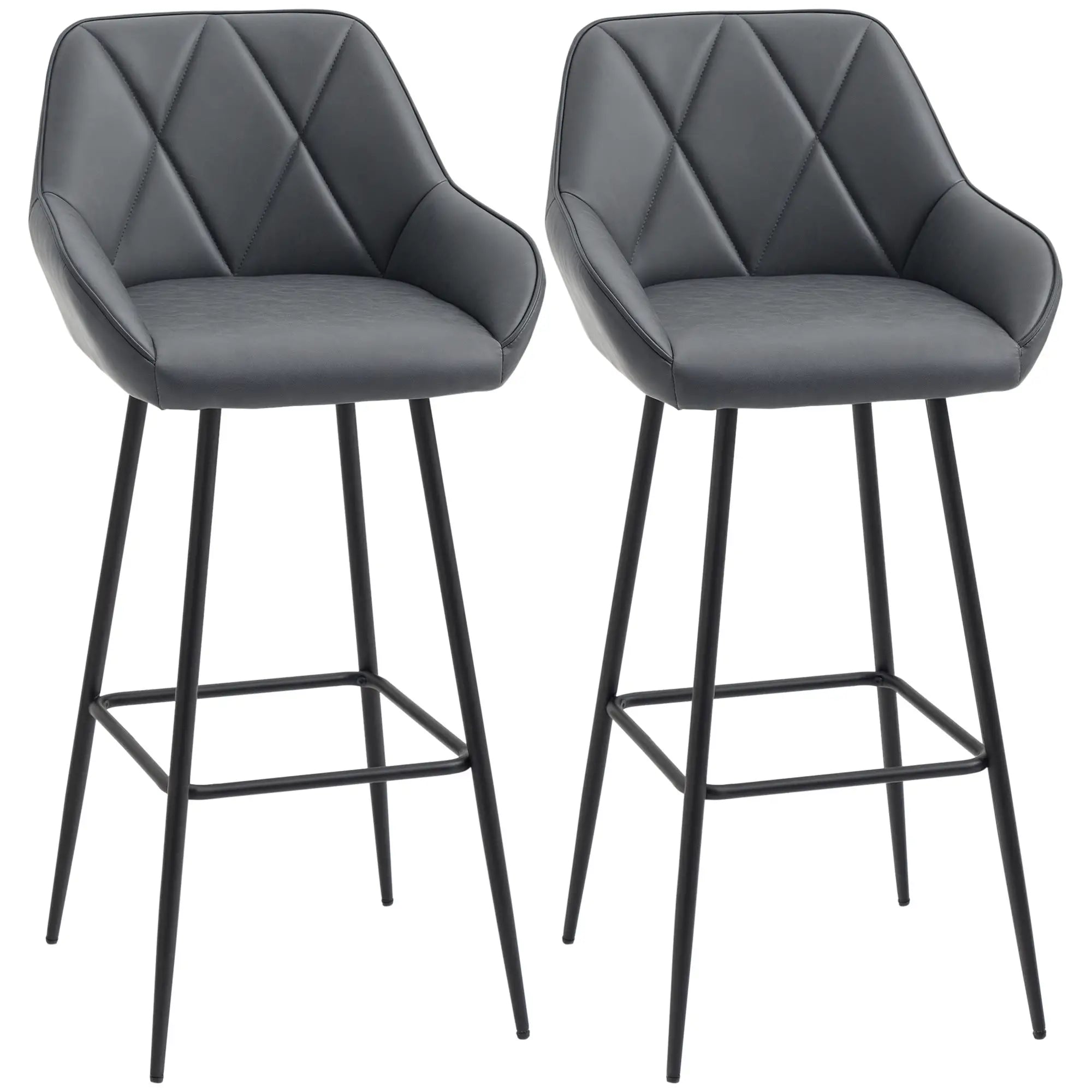 Retro Bar Stools Set of 2, 30