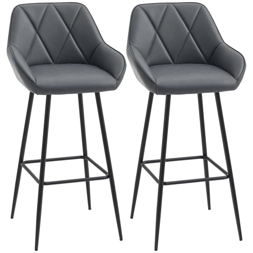 Retro Bar Stools Set of 2, 30