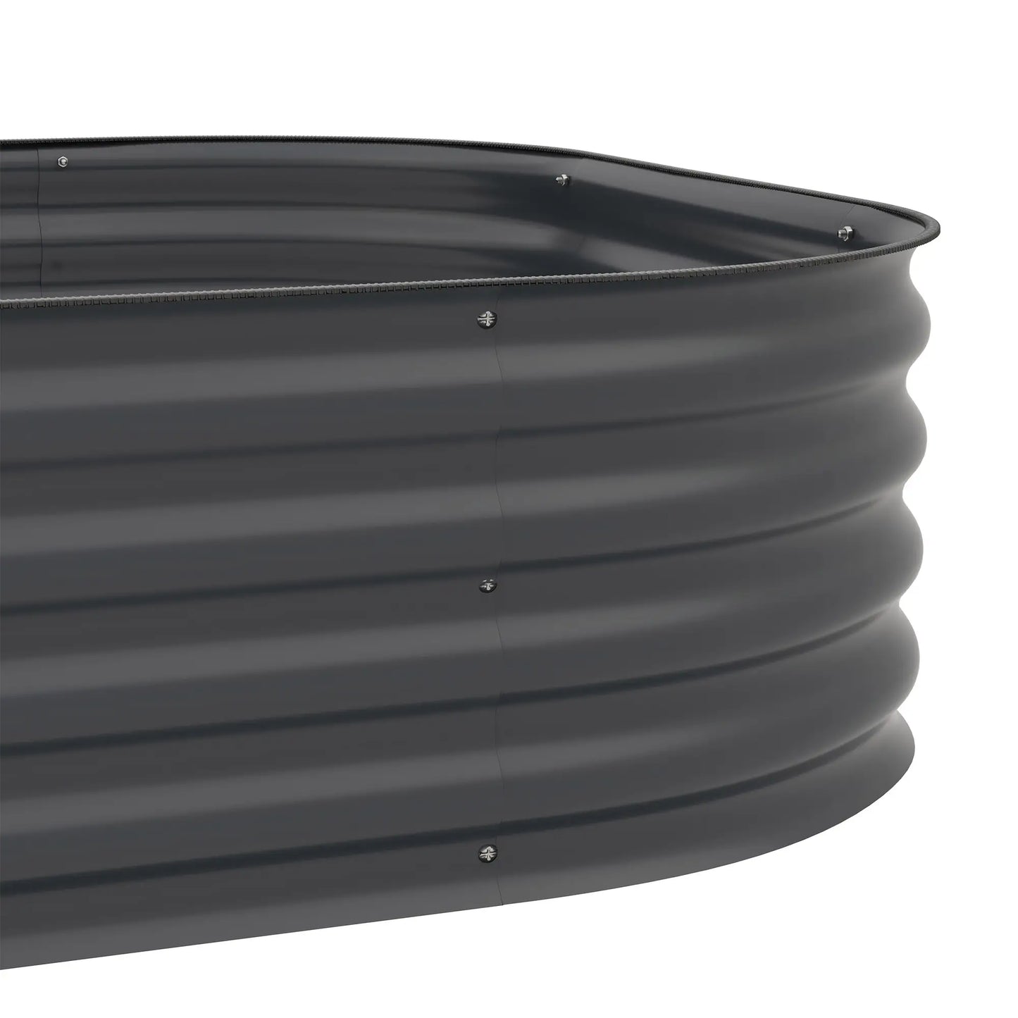 5.2'x3.6'x2.7' Outdoor Raised Garden Bed, 3-Tier Galvanized Planter Box, Grey Raised Garden Beds at Gallery Canada