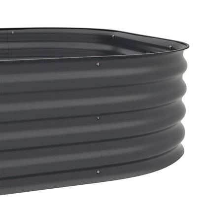 5.2'x3.6'x2.7' Outdoor Raised Garden Bed, 3-Tier Galvanized Planter Box, Grey Raised Garden Beds at Gallery Canada