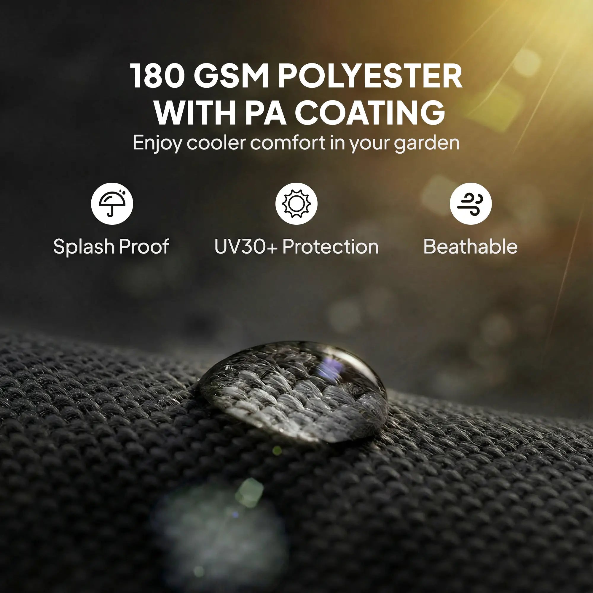 2 Pcs UV Protection Pergola Replacement Canopy, 10' x 10' Size, Black Gazebo Canopy Replacement at Gallery Canada