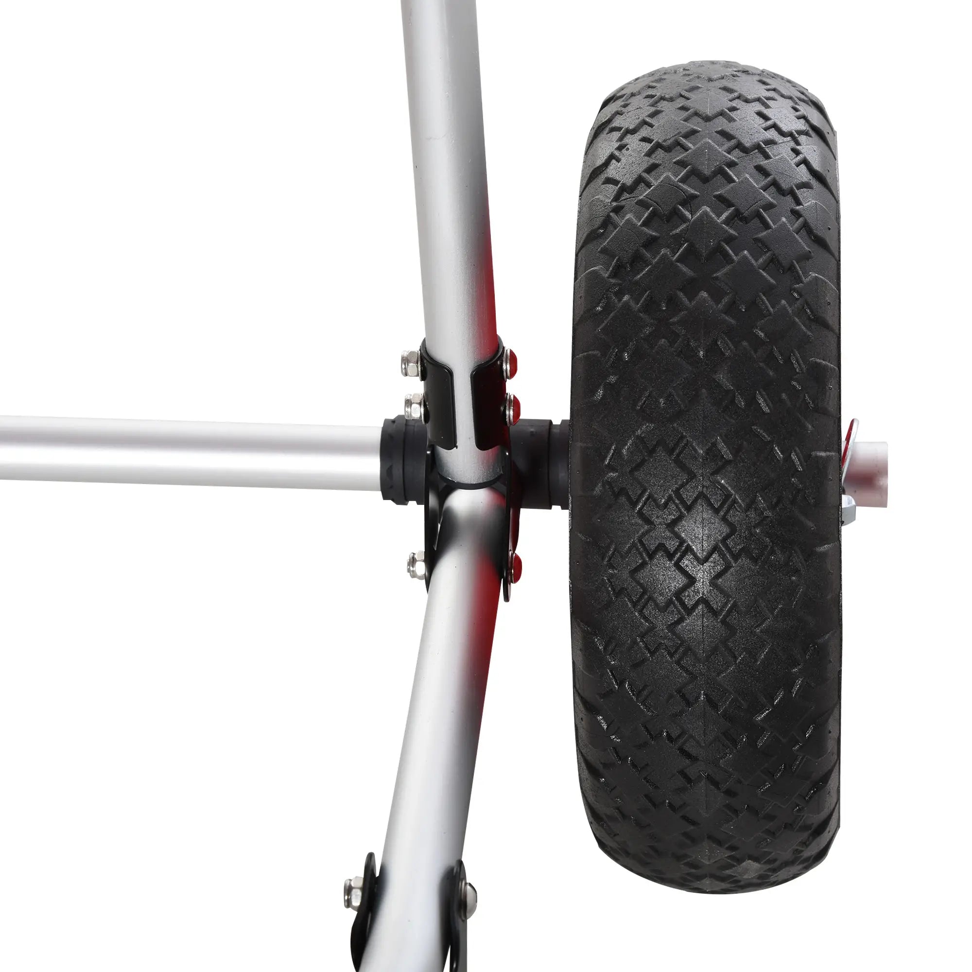 198LBS Kayak Cart, Foldable Canoe Dolly, Aluminum Frame, Silver Kayak Carts at Gallery Canada