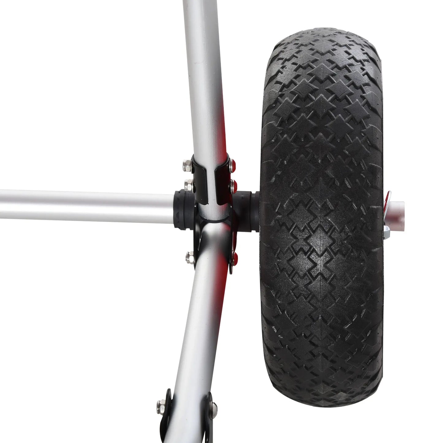 198LBS Kayak Cart, Foldable Canoe Dolly, Aluminum Frame, Silver Kayak Carts at Gallery Canada