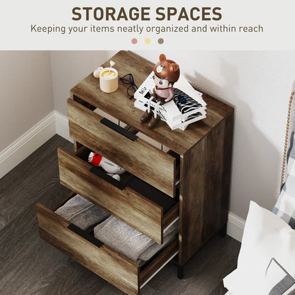 3 Drawer Dresser Tower, Chest for Bedroom, Hallway, Natural Storage Cabinets at Gallery Canada