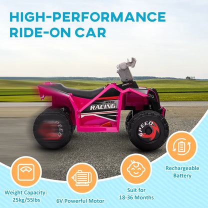 6V Kids Electric Car, 18-36 Months, Pink Electric Ride On Toys at Gallery Canada