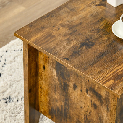 Lift Top Coffee Table, Hidden Storage, Open Shelves, Brown Coffee Tables at Gallery Canada