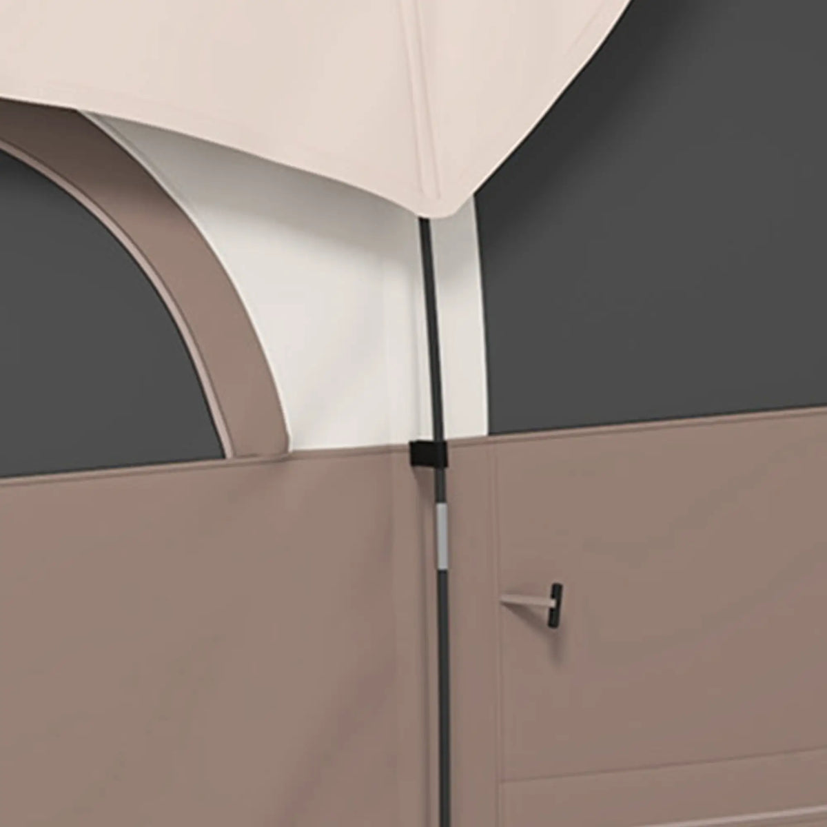 4-6 Person Camping Tent, 3 Room, 3000mm Waterproof, UPF30+, Khaki Camping Tents at Gallery Canada