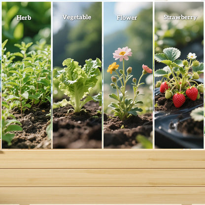 2 Tier Wood Plant Raised Bed, Grow Box Stand, Garden Step Planter Elevated Garden Beds at Gallery Canada