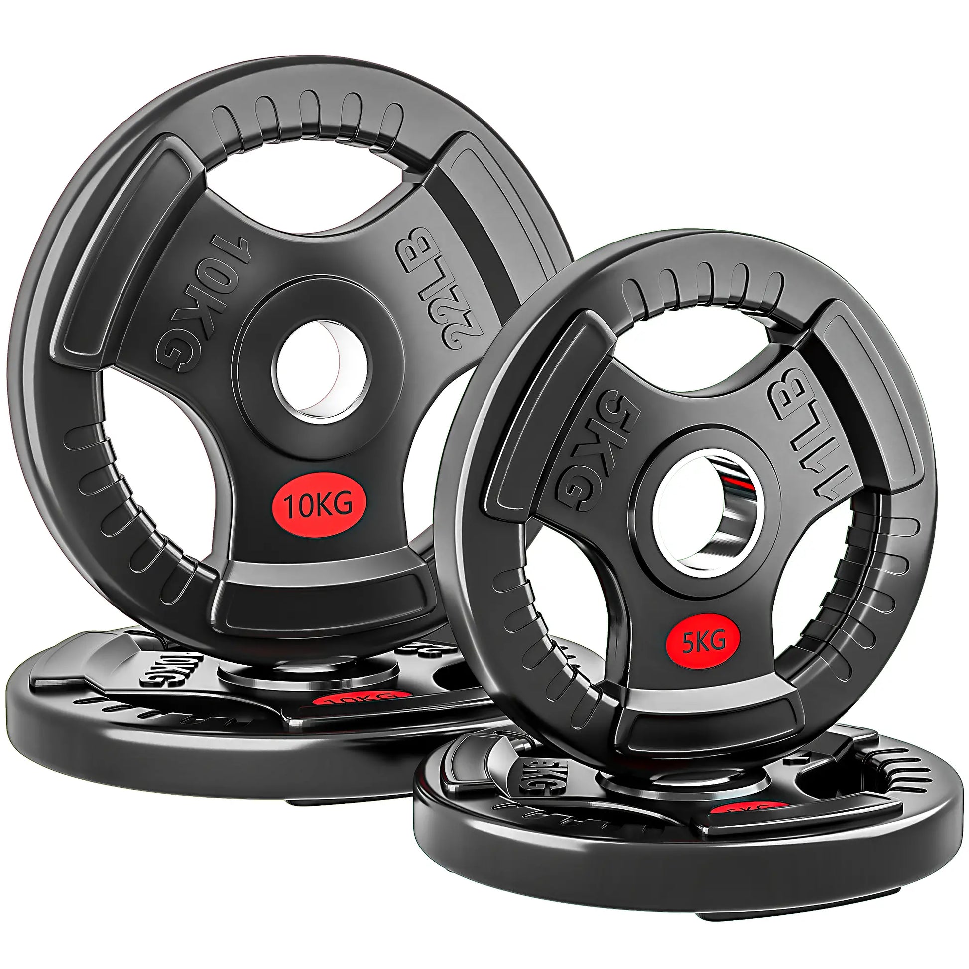 Weight Plates Set, 2-Inch Barbell Weights, 2 x 11lbs, 2 x 22lbs Dumbbells & Barbells at Gallery Canada