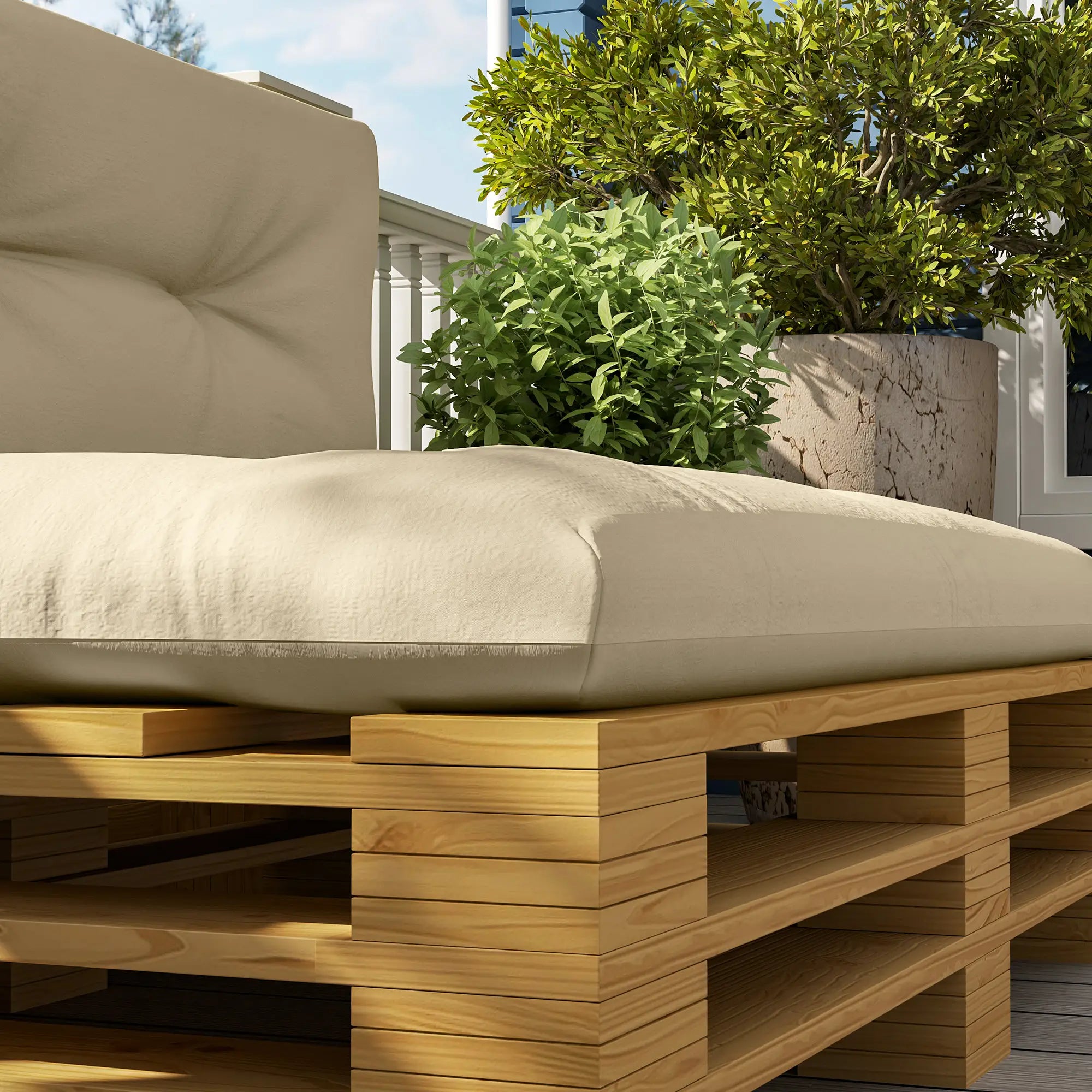2-Piece Pallet Cushion Set, 3.9