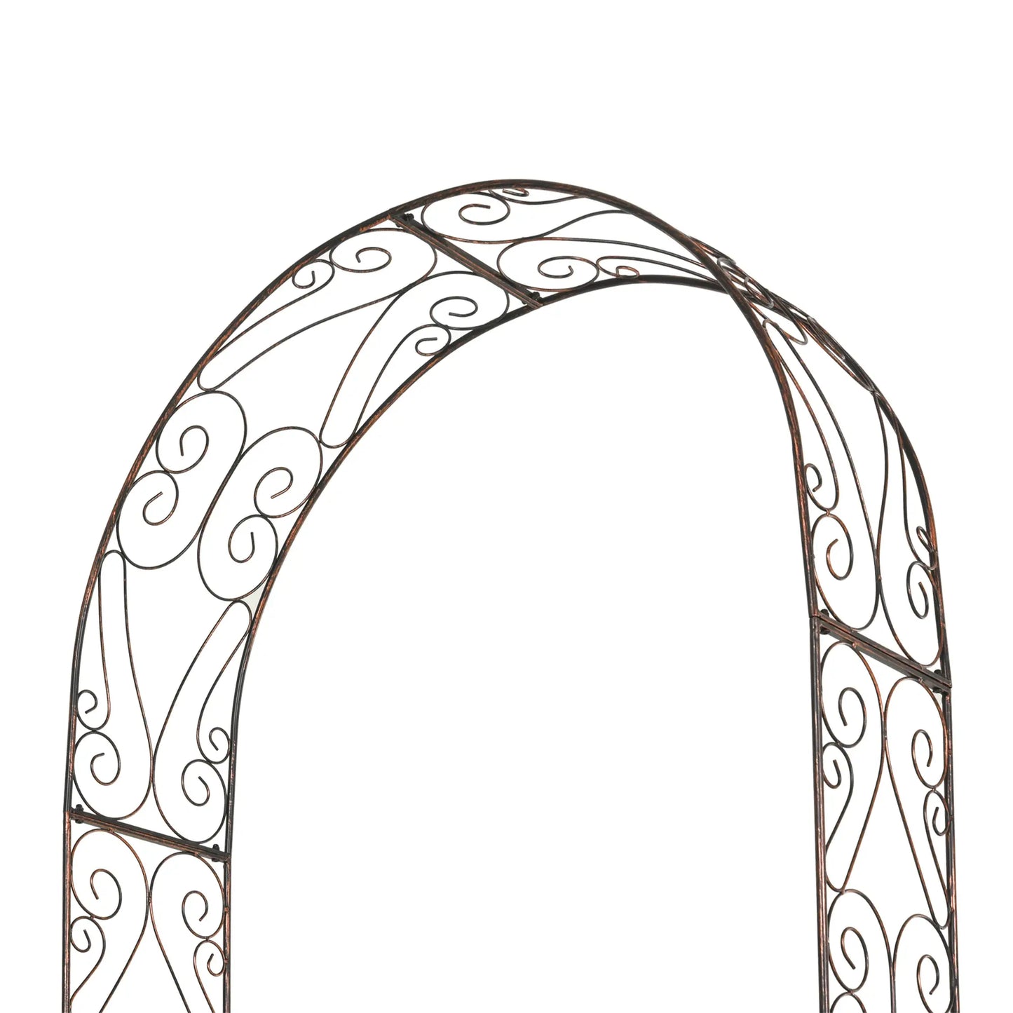 7.5ft Metal Garden Arch, Outdoor Walkway Arbor, Climbing Vine Plants, Black Garden Arches at Gallery Canada
