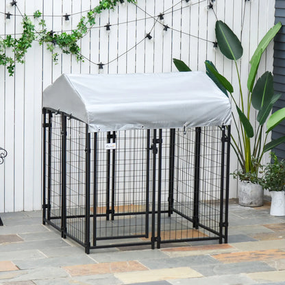 Outdoor Dog Kennel, Waterproof UV-Resistant Cover, 4 x 4 x 4.5 ft Houses, Kennels & Pens at Gallery Canada