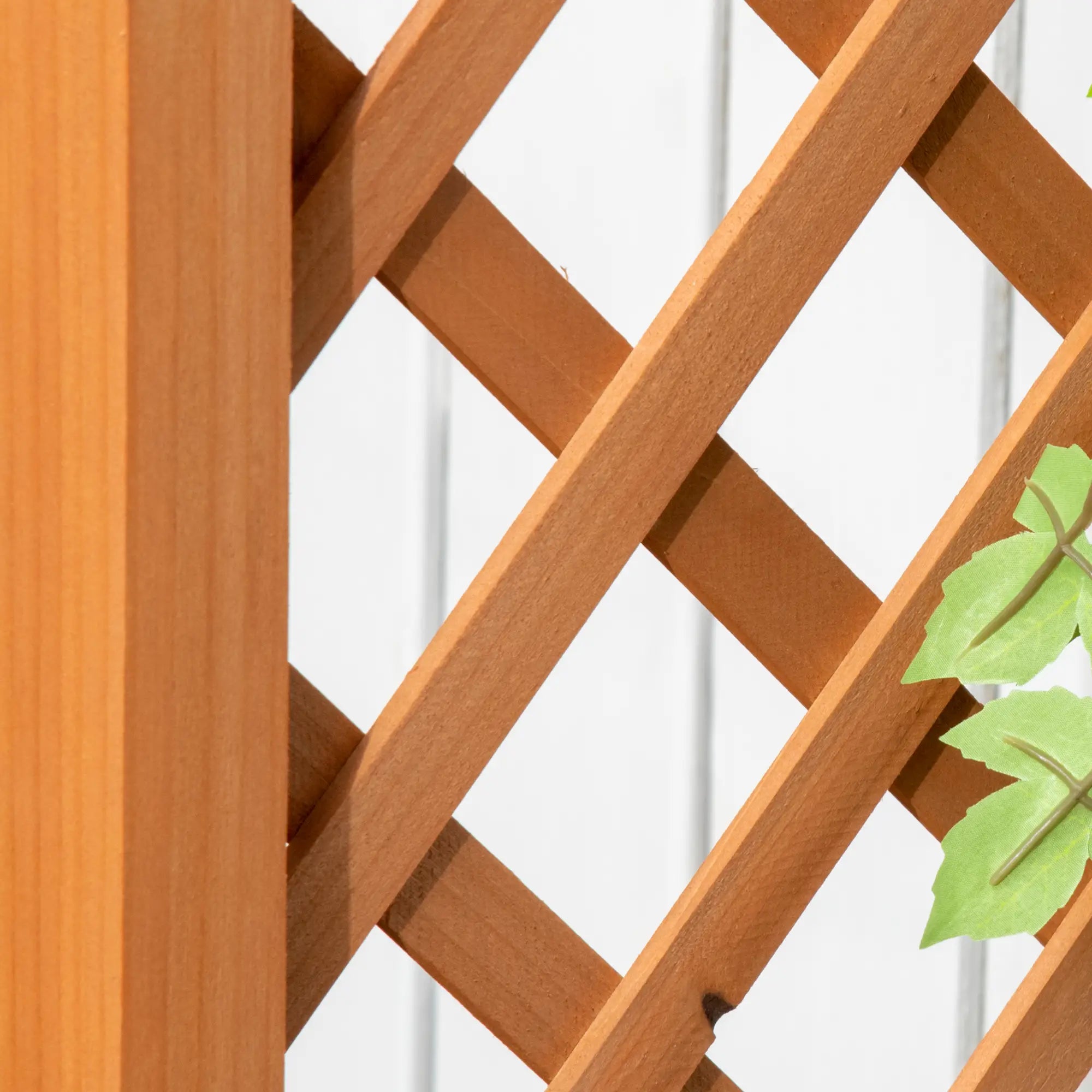 Raised Garden Bed with Arch Trellis, Outdoor Planter Box for Vine Plants, Brown Raised Garden Beds at Gallery Canada