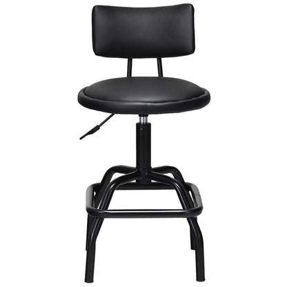 Adjustable Swivel Vintage PU Leather Bar Stool Bar Stools at Gallery Canada