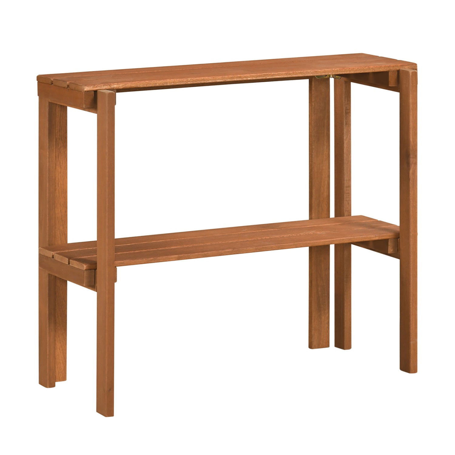 2/3-Tier Folding Wooden Storage Shelves for Entryway and Garden-2-Tier Plant Stands at Gallery Canada