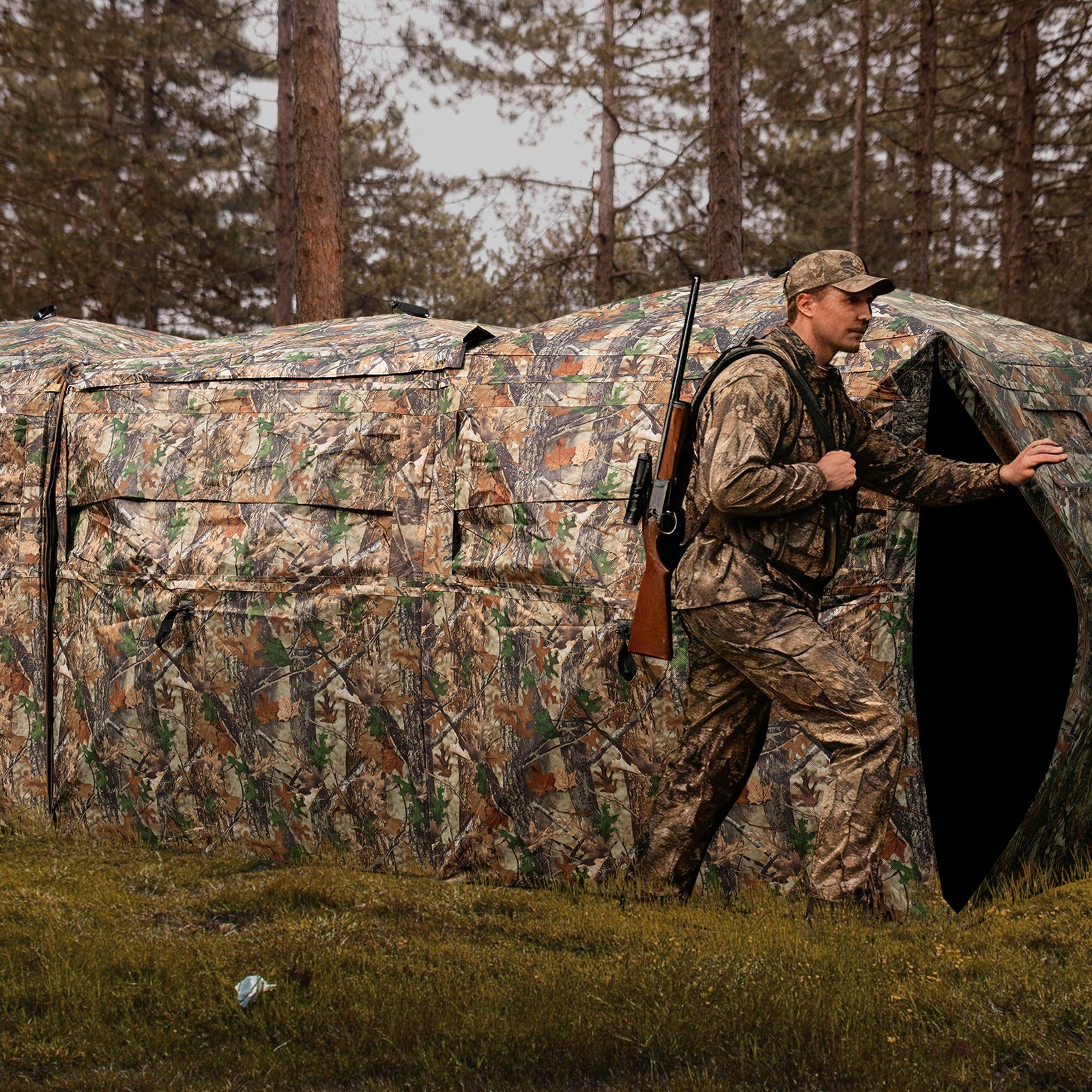 2-6 Person Side-by-Side Hunting Blinds Double One-way See-through Ground Blinds Tents at Gallery Canada