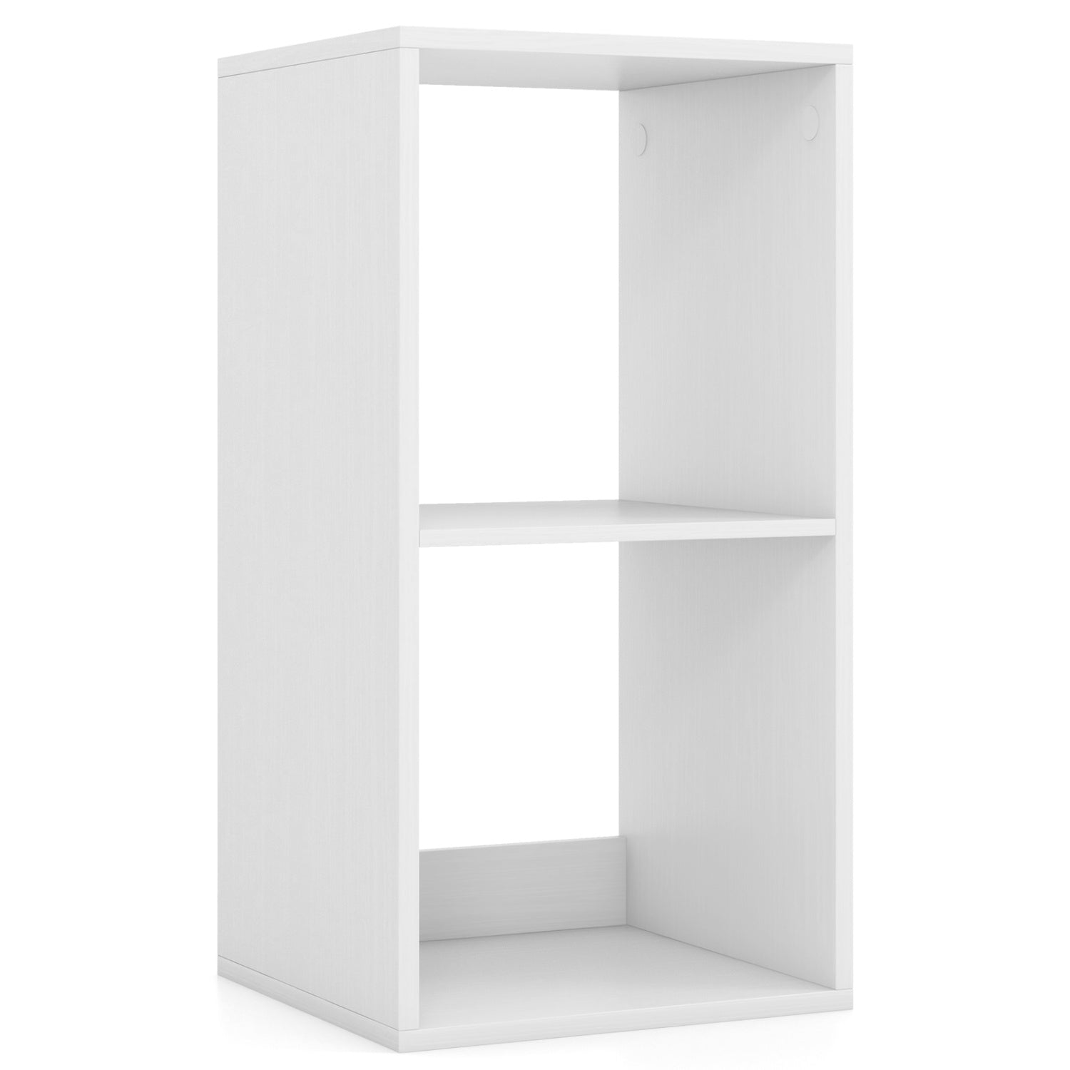 2 Cube Bookshelf, Living Room Bedroom, White Bookcases at Gallery Canada
