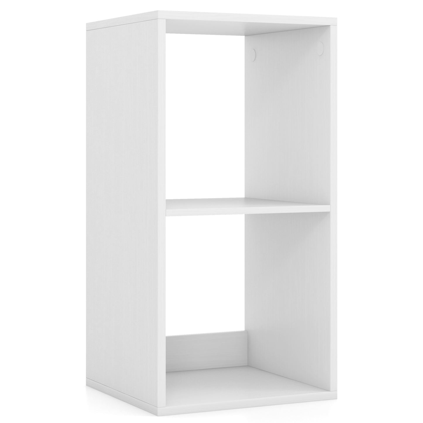 2 Cube Bookshelf, Living Room Bedroom, White Bookcases at Gallery Canada