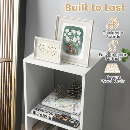 2 Cube Bookshelf, Living Room Bedroom, White Bookcases at Gallery Canada