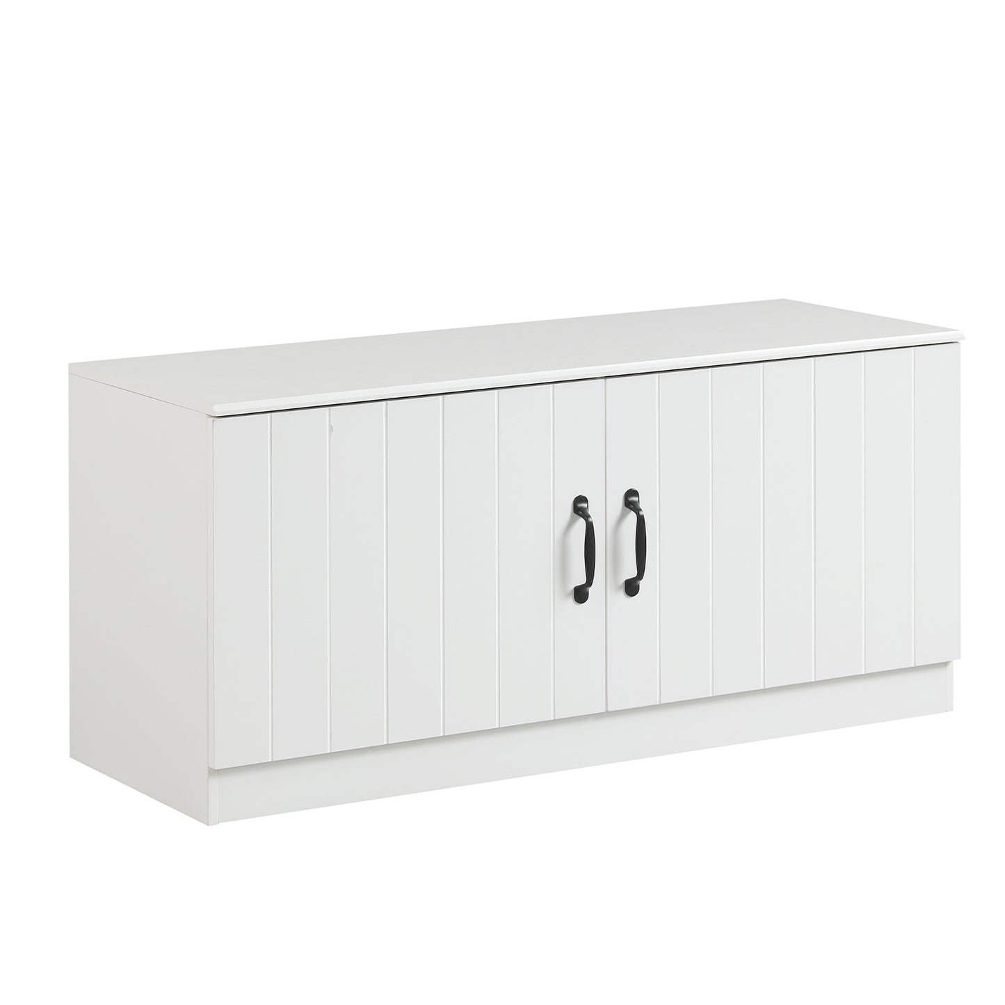 2-Door Shoe Storage Cabinet, Adjustable Shelves, White Shoe Racks & Storage Benches at Gallery Canada