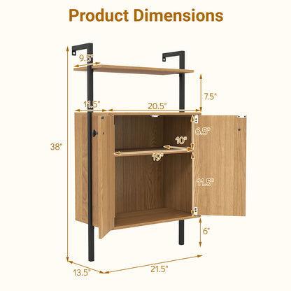2-Door Wall Mount Bookshelf Bookcases at Gallery Canada