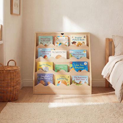 2-In-1 Kids Bookshelf And Toy Storage Organizer, Natural Kids Storage at Gallery Canada