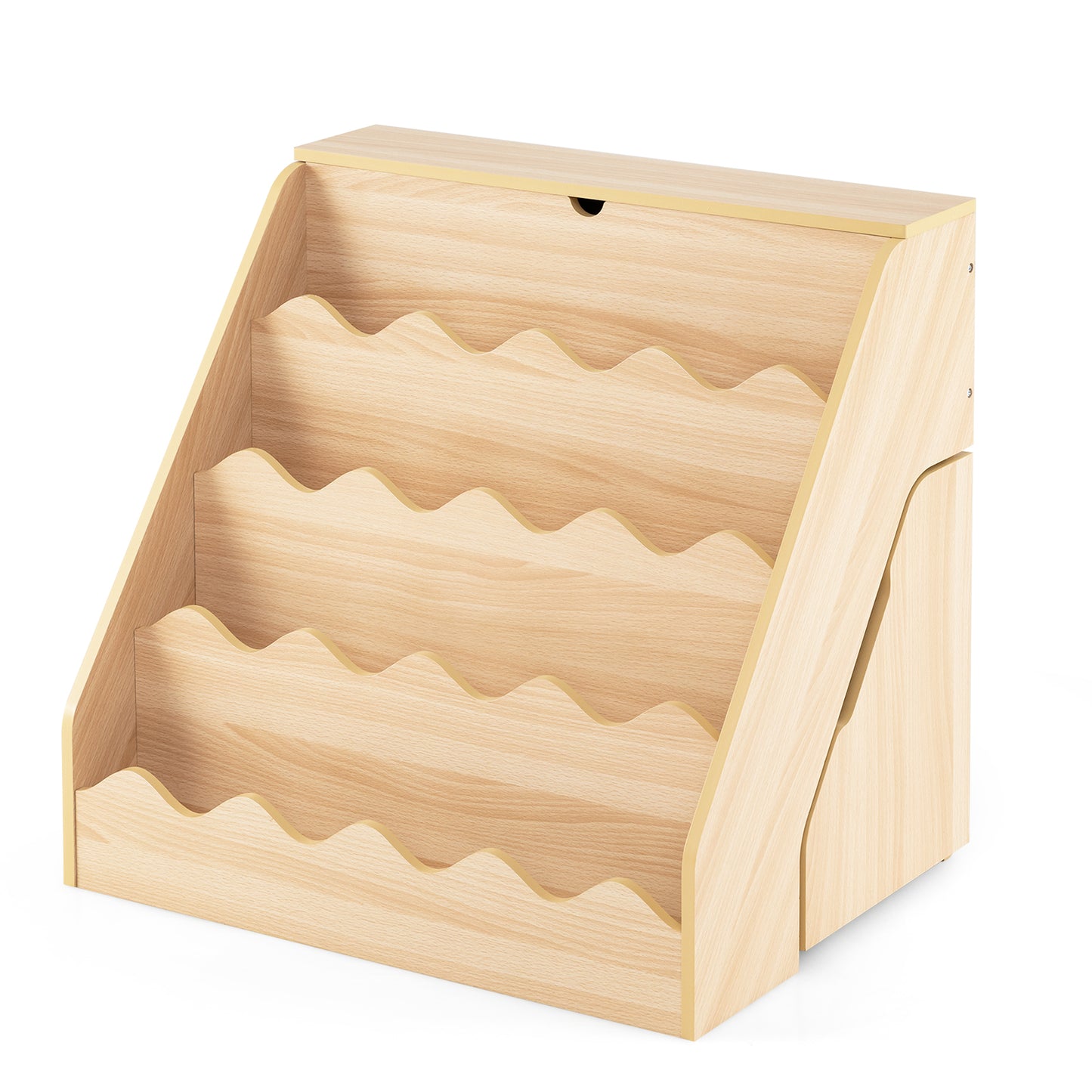 2-In-1 Kids Bookshelf And Toy Storage Organizer, Natural Kids Storage at Gallery Canada
