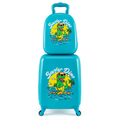 2 PCS Kid Luggage Set With Spinner Wheels for Children Boys Girls, Blue Kids Luggage at Gallery Canada
