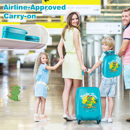 2 PCS Kid Luggage Set With Spinner Wheels for Children Boys Girls, Blue Kids Luggage at Gallery Canada