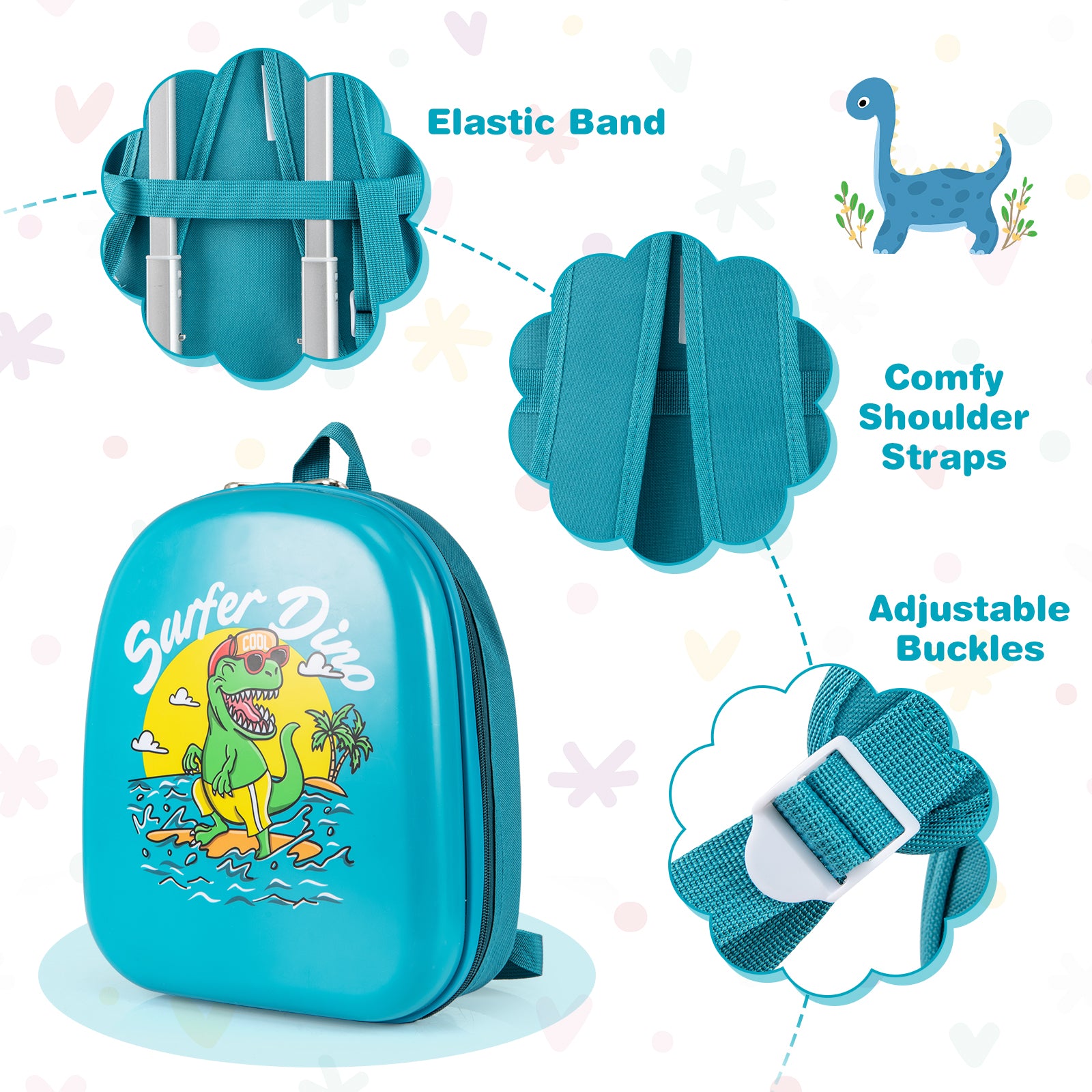 2 PCS Kid Luggage Set With Spinner Wheels for Children Boys Girls, Blue Kids Luggage at Gallery Canada