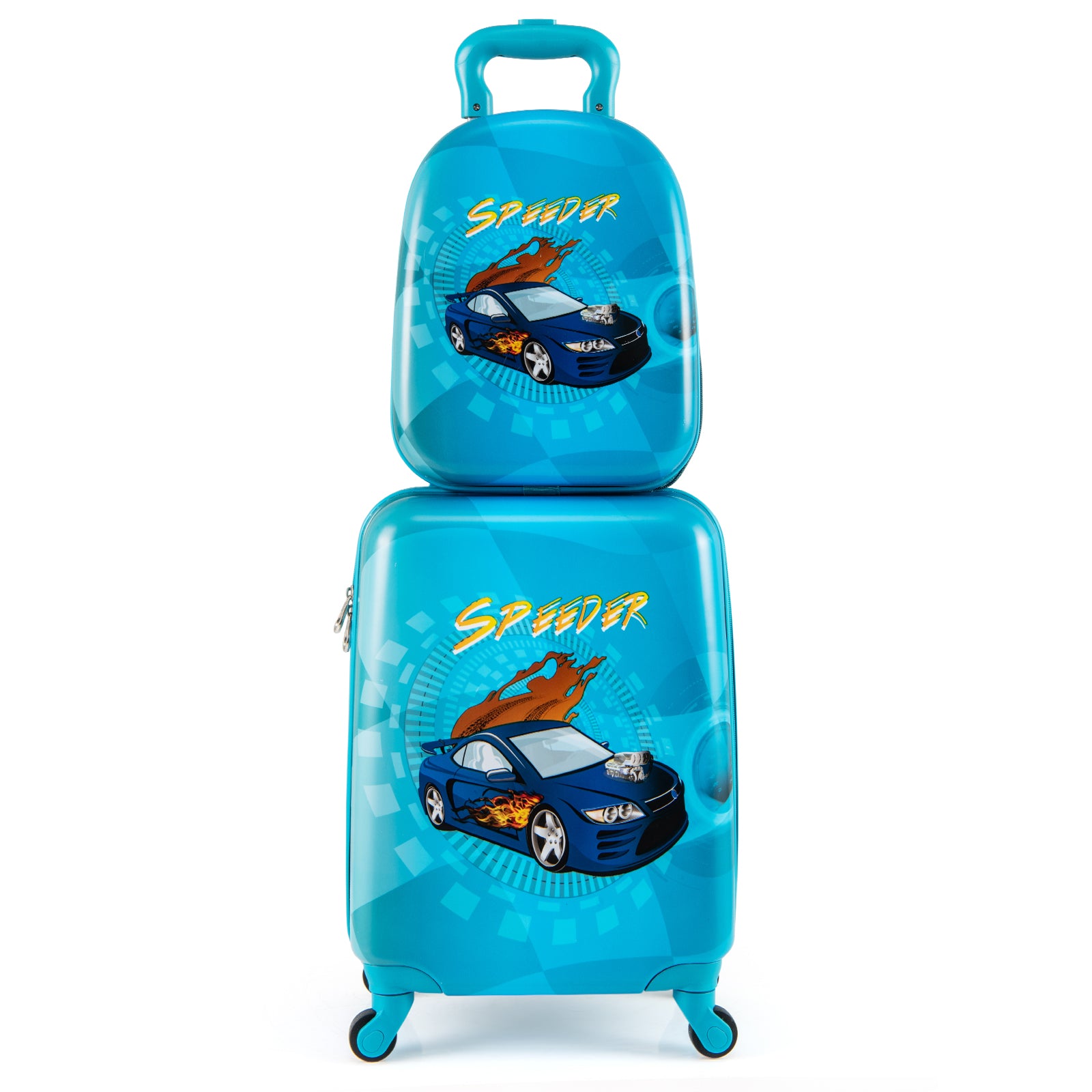 2 PCS Kid Luggage Set With Spinner Wheels for Children Boys Girls, Navy Kids Luggage at Gallery Canada