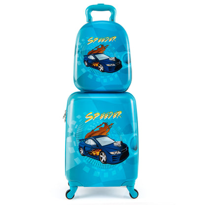 2 PCS Kid Luggage Set With Spinner Wheels for Children Boys Girls, Navy Kids Luggage at Gallery Canada