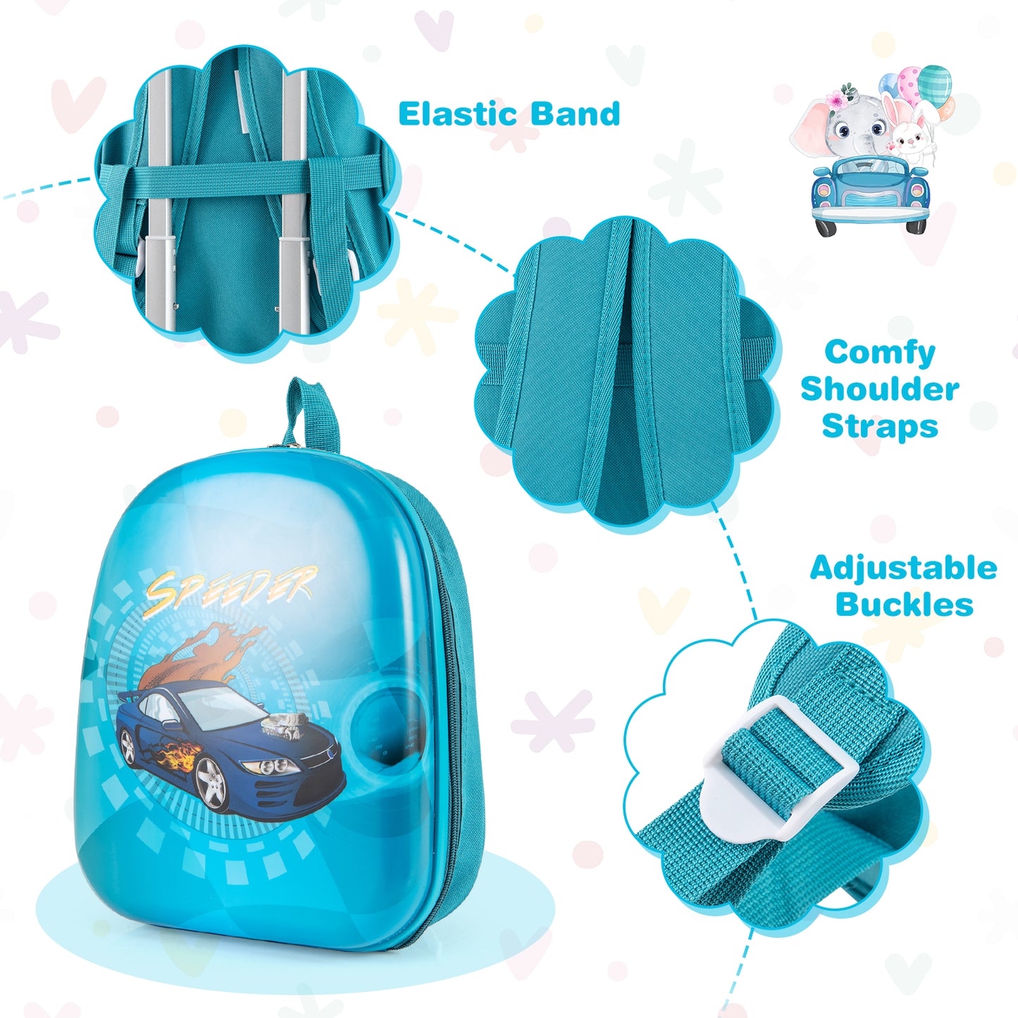 2 PCS Kid Luggage Set With Spinner Wheels for Children Boys Girls, Navy Kids Luggage at Gallery Canada