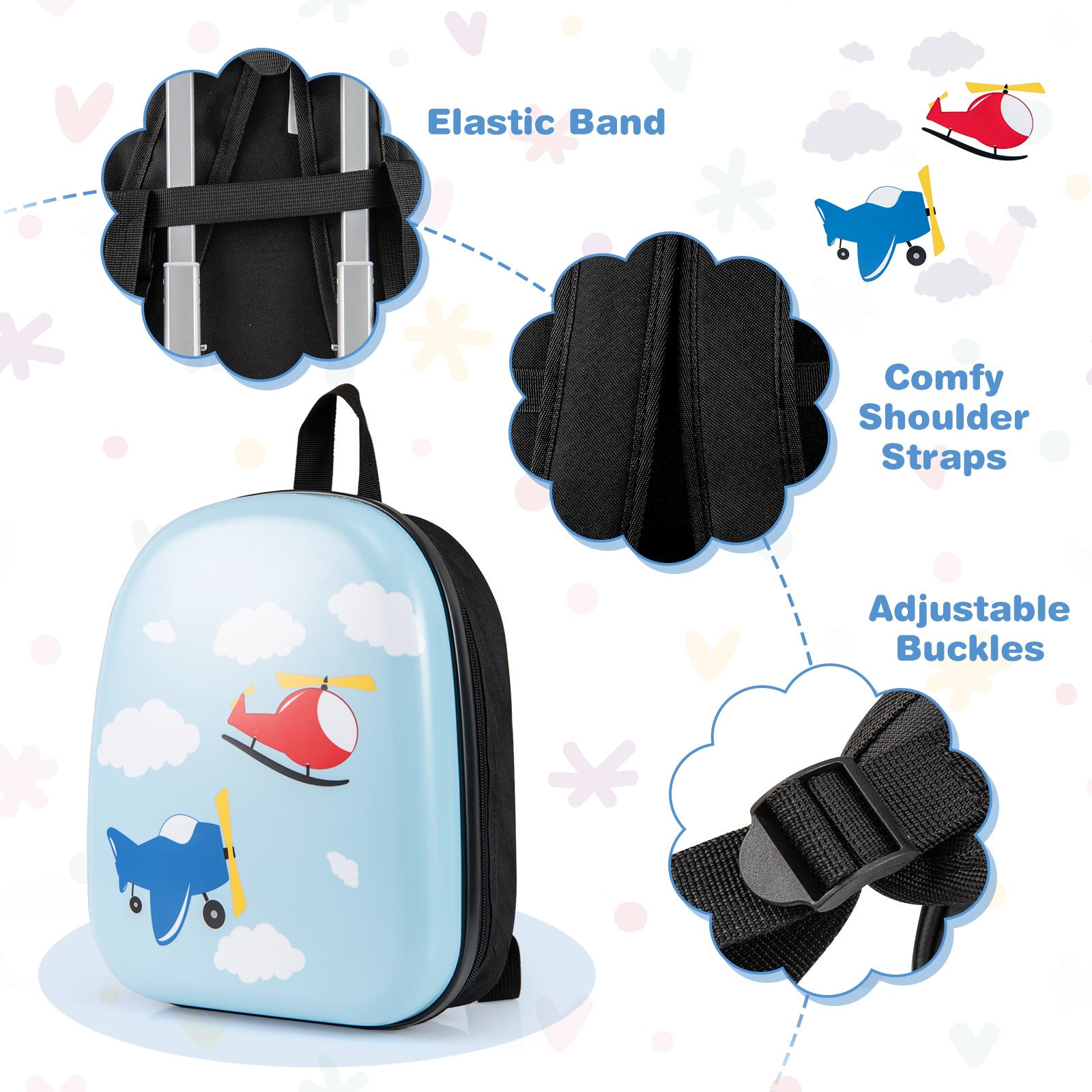 2 PCS Kid Luggage Set With Spinner Wheels for Children Boys Girls, Dark Blue Kids Luggage at Gallery Canada