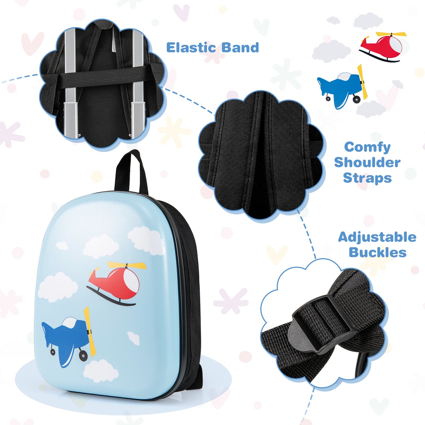 2 PCS Kid Luggage Set With Spinner Wheels for Children Boys Girls, Dark Blue Kids Luggage at Gallery Canada