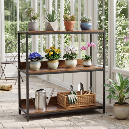 2-Pack 3-Tier Industrial Bookshelf, Rustic Brown Cabinets & Chests at Gallery Canada