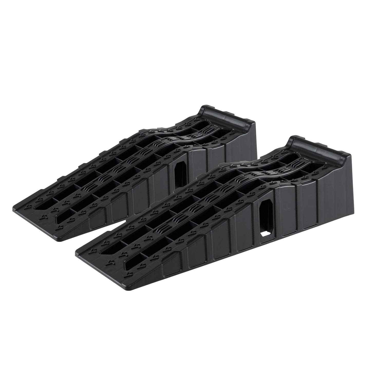 2-Pack 6.4" Car Ramps 22000 Lbs GVW, Black