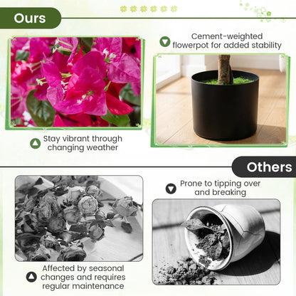 Artificial Azalea Trees, 2 Pack, Vivid Blooming Flowers Faux Plants at Gallery Canada