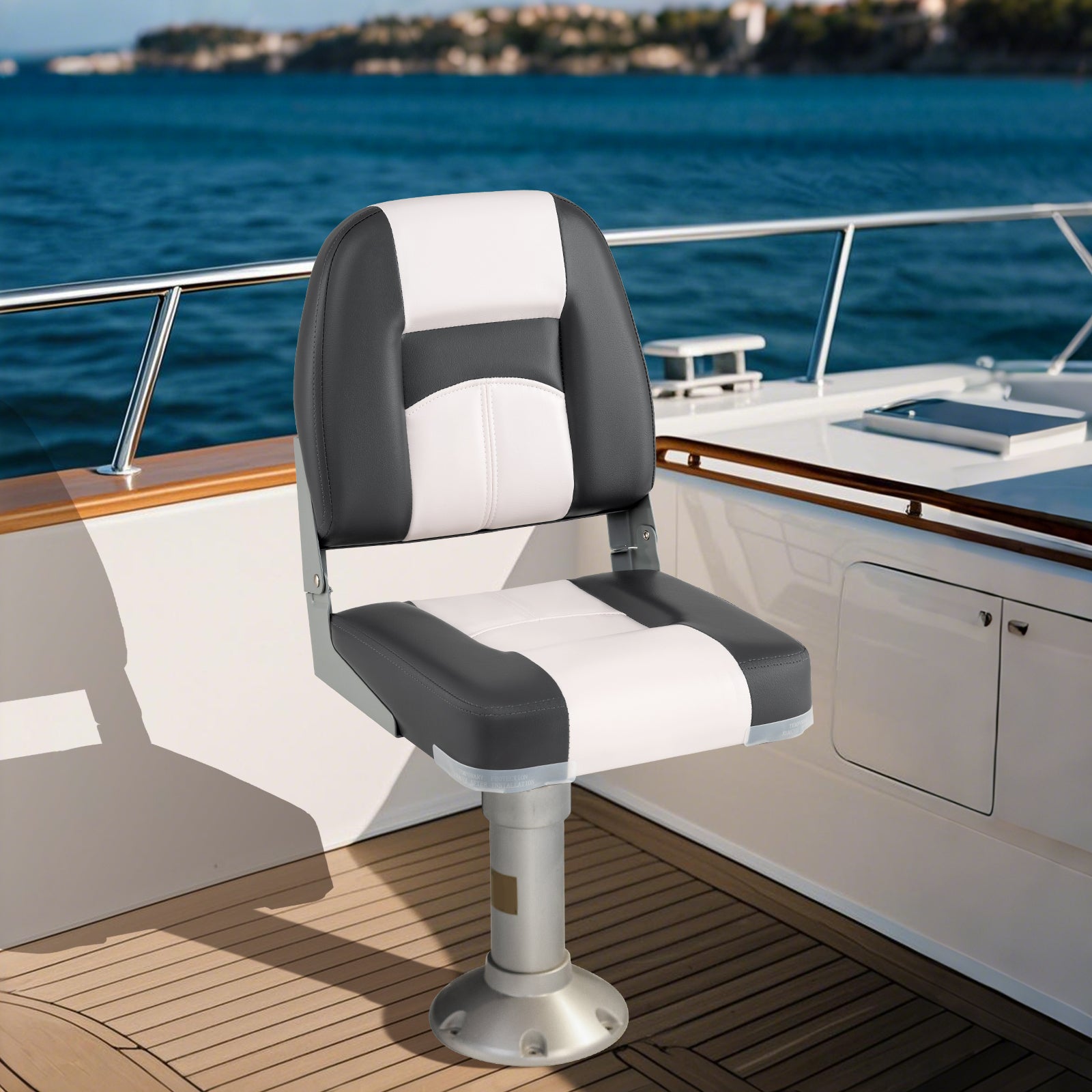 2-Pack Boat Seats with Thick Sponge Padding and Fixing Bolts, Gray Surfing at Gallery Canada