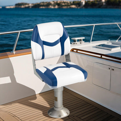 2-Pack Boat Seats with Fixing Bolts and Hinges, Blue Surfing at Gallery Canada