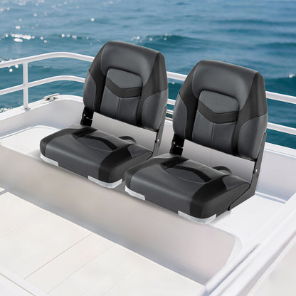 2-Pack Boat Seats with Fixing Bolts and Hinges, Black Surfing at Gallery Canada