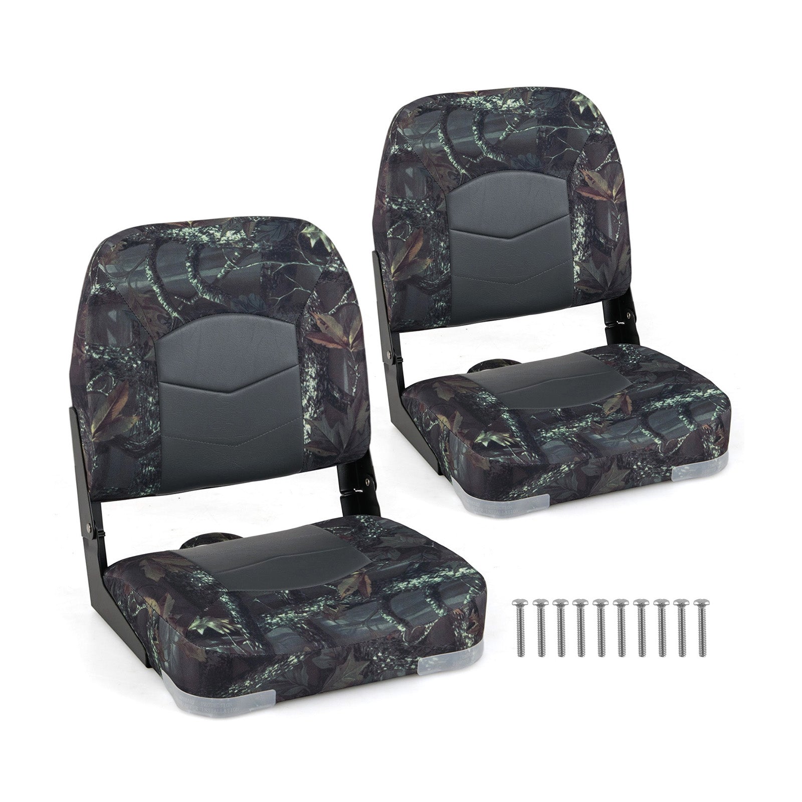 2-Pack Boat Seats with Thick Sponge Padding, Camouflage Surfing Camouflage at Gallery Canada