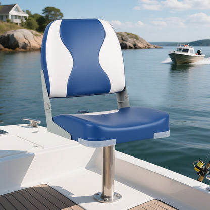 2-Pack Boat Seats with Thick Sponge Padding, Blue Surfing at Gallery Canada