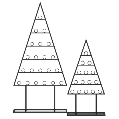 Christmas Tree Photo Holder, 36 Round Clips, Metal Hanging Rack, Black Christmas Decor & Accessories Black at Gallery Canada